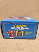 Classic ERTL Music Time Mini AM/FM Radio with Headset - Brand New and Boxed