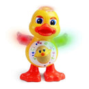 Musical Dancing Duck Toy with Flashing Lights and Battery Operation