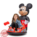 ImaginAir Mickey Mouse 6V Bumper Car for Toddlers