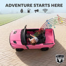 Dodge RAM 3500 Kids Electric Ride-On Truck with Remote Control in Pink