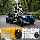 24V Electric 4WD UTV for Kids - 2-Seater ATV with 4x200W Motors, EVA Tires, and LED Lighting