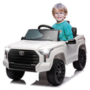UBesGoo 12V Toyota Tundra Kids Ride-On Car in White