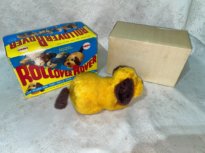 Vintage 1970s Battery Operated Deluxe Rollover Dog Toy
