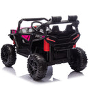 24V 400W Kids Electric UTV with Remote Control, 4-Wheel Suspension, Bluetooth, and MP3 LED Features