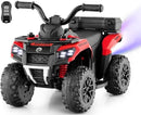 Red 6V Toddler ATV with Remote Control, Spray Feature, and Storage Compartment