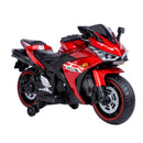 12V Red Kids Motorcycle Ride-On Toy for Boys and Girls