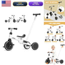KORIMEFA KF-T03 Versatile 5-in-1 Tricycle for Children Aged 1-3 with Parent Push Handle