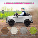 12V White Cadillac Escalade IQ Kids Ride-On Truck with Remote Control for Two