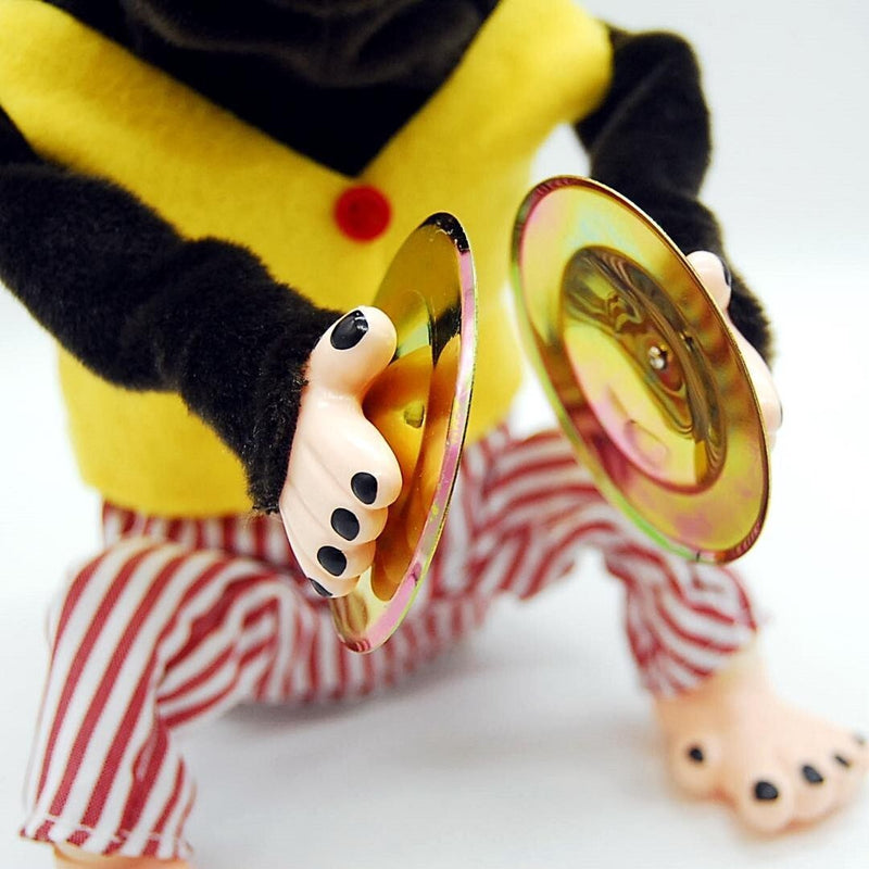 Deluxe Curious Chimpanzee Doll Toy with Cymbals