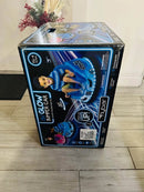 Battery-Operated Blue Glow Bumper Car for Kids Ages 1.5 and Up