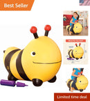 Inflatable Bumblebee Bounce House with Air Pump – Designed for Ages 18 and Up
