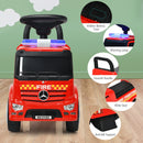 Costzon Red Fire Truck Ride-On Car for Kids Aged 18-36 Months