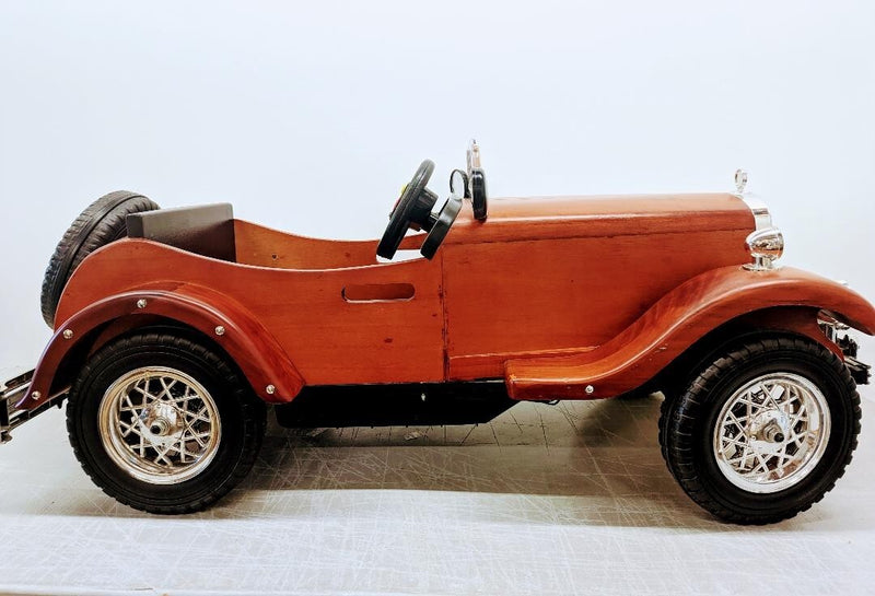 Electric Wooden Kids Car Model 1932 Rare Collectible