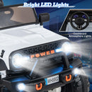 24V Electric Jeep Truck for Kids - Switchable 2WD/4WD 2-Seater Ride-On Vehicle