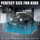24V Kids 2-Seater Electric Ride-On Truck with 2x200W Motors Bluetooth and Remote Control