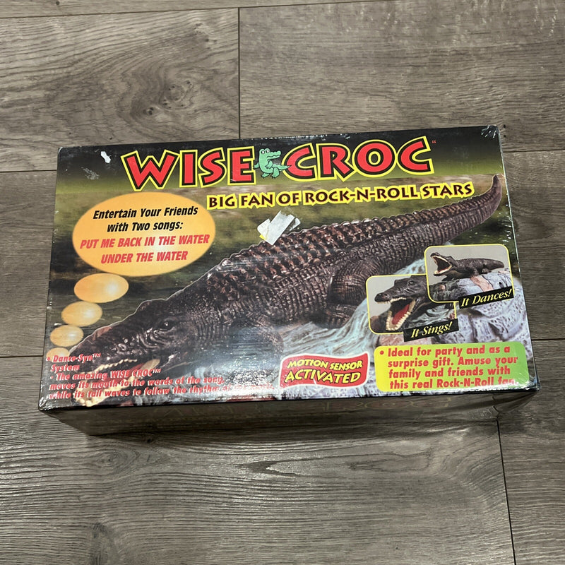 Interactive Animatronic Singing and Dancing Crocodile Alligator – New Sealed