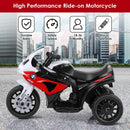 Children's 6V Electric Ride-On Motorcycle - Licensed BMW Design, Dark Red, Safe & Enjoyable