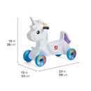 Magical Unicorn Ride-On Car - Fun Toddler Roller Coaster Toy with Lights and Sounds