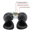 12V High-Volume Waterproof Electric Snail Car Horn - 300db Sound