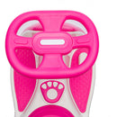 12V Electric Wiggle Car for Kids with Bluetooth Music - Pink, 5MPH Max Speed