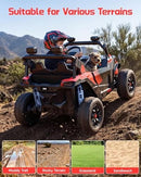 24V Electric Ride-On Car for Kids - 800W Remote Control Toddler Vehicle - Red Duo