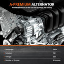 Cadillac 2014-2015 Alternator Compatible with Chevrolet Traverse 2018-2020
