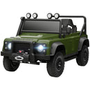 12V Dark Green Remote Control Kids Ride-On Land Rover Defender 110 SVX