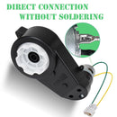 24V High-Speed Electric Wheel Motor Gearbox Upgrade Kit (2 Pieces)