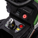 24V Battery-Powered Ride-On Tractor with Trailer, Remote Control, LED Lighting, and MP3 Player