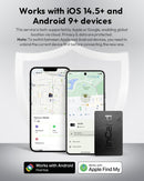 Smart Wallet Tracker Card Compatible with Apple Find My & Google Find Hub, 5-Year Battery Life, IP68 Waterproof