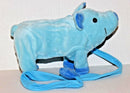 Interactive Blue Walking Pig Toy with Sound - 12" x 8"