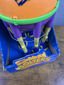 1995 ERTL Motorized Bumble Ball Bolters Toy - Yellow and Orange