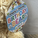 Birthday Bear Plush Cupcake LED Light Fan with Beatles Tunes