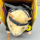 2001 Gemmy Kung Fu Fighting Hamster with Nunchucks in Black Gi