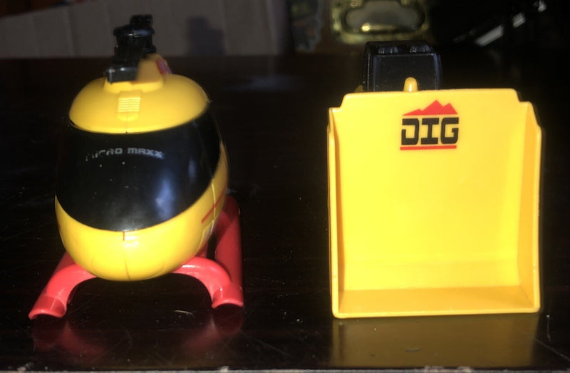 Yellow Helicopter and Bulldozer Toy Set