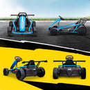 Children's Electric Drift Kart with Dual Motors - 24V 7AH, 8.1 MPH, Blue