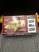 Max Action School Bus Toy with Lights and Sounds