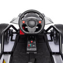 Kids Electric Drift Go Kart Toy Car 24V 400W 5-7.5 MPH with Music - Black