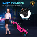 12V Pink Lamborghini Revuelto Ride-On Car with Hydraulic Doors and Remote Control