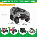 Kids Car Cover 420D Ride on Toy Covers for Kids Electric Vehicle 55*33*32inch