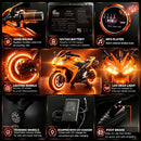 12V Electric Motorcycle for Kids Ages 3-6 with Training Wheels