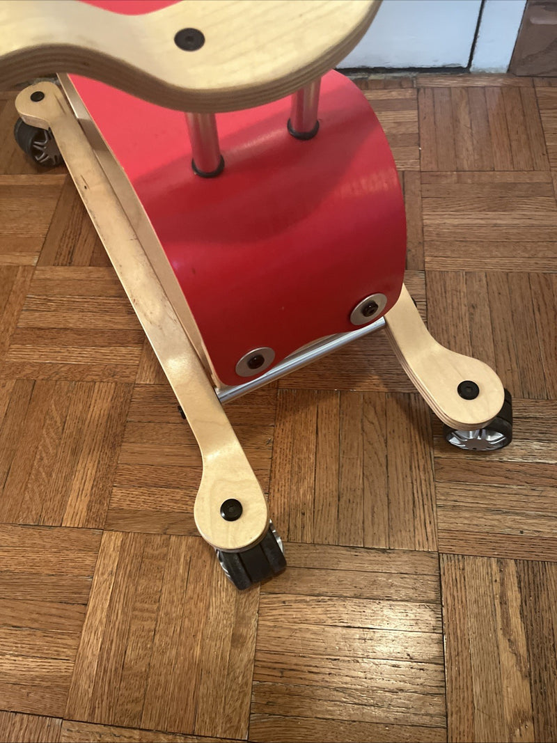 2-in-1 Wooden Flip Rock and Roll Toddler Balance Toy
