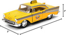 1957 Chevy Bel Air Coupe Die-Cast Vintage Taxi Cab Model Car Scale 1:40