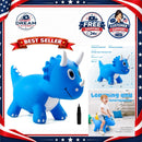 EVERICH TOY Dinosaur Ride-on Bouncy Hopper for Children 18 Months and Up