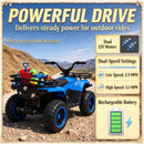 Blue Electric Ride-On ATV for Kids Aged 3-8 Years
