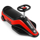 12V Dual-Function Kids Ride-On Car with Go Kart, Dust Vacuum, 2 Speeds, and Music (Red)