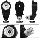 Set of 2 RS550 12V Gearbox Motors 40000RPM for Jeep Kid Trax Upgrade