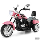 Costzon 6V Pink Chopper Motorcycle for Kids with Horn and Headlight