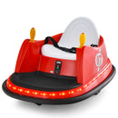 360° Spinning Red Bumper Car for Kids with Remote Control - 12V Ride-On Vehicle