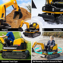 360-Degree Spinning Electric Excavator and Bulldozer for Kids
